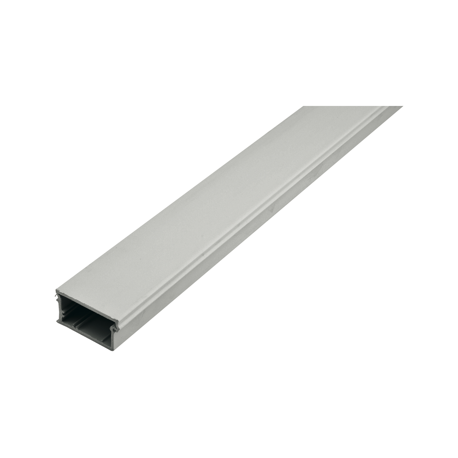 REHAU Abschlussleiste Breite 47mm Höhe 25mm Kunststoff silber