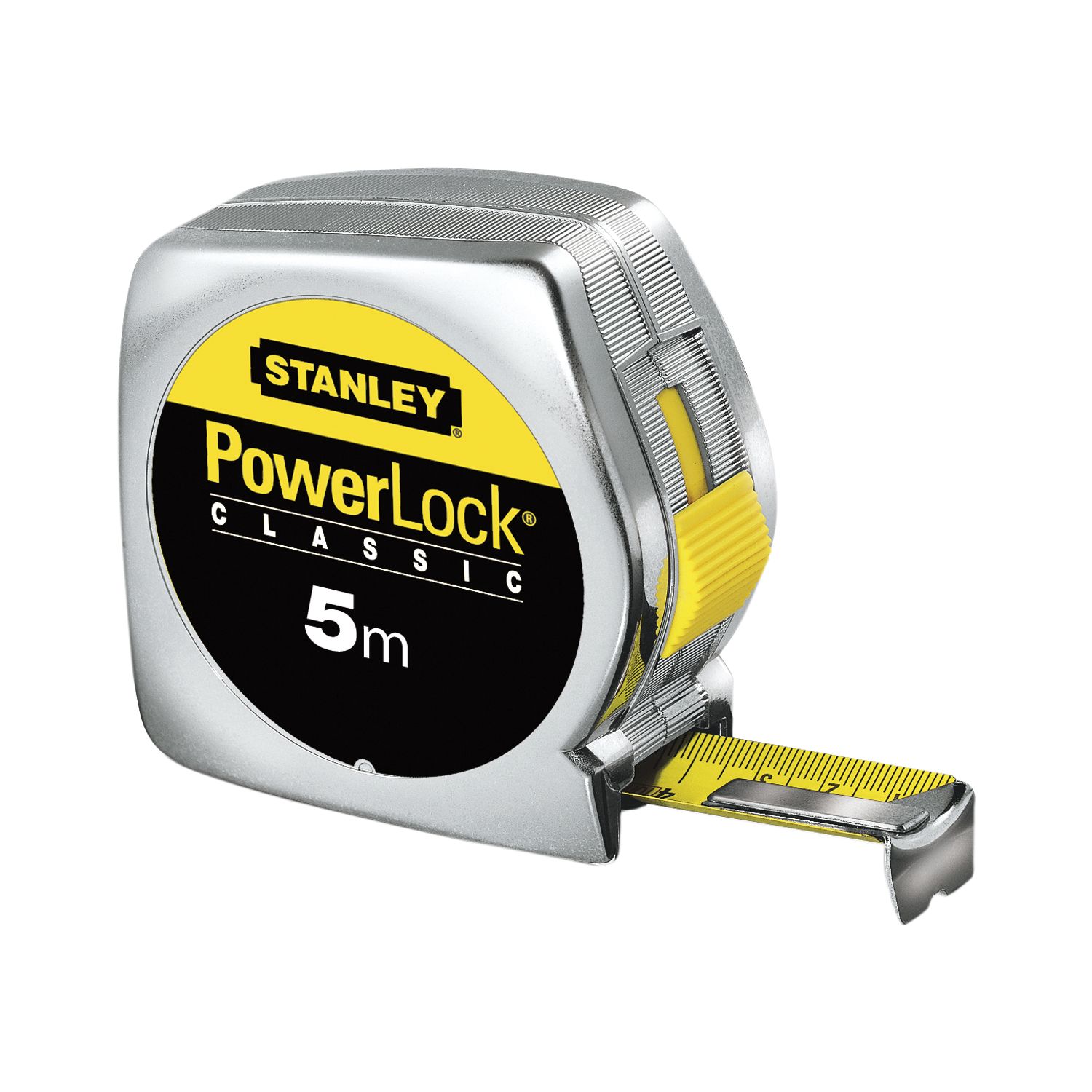 Stanley Rollbandmaß Powerlock 5 m EG-Prüfzeichen Genauigkeit II