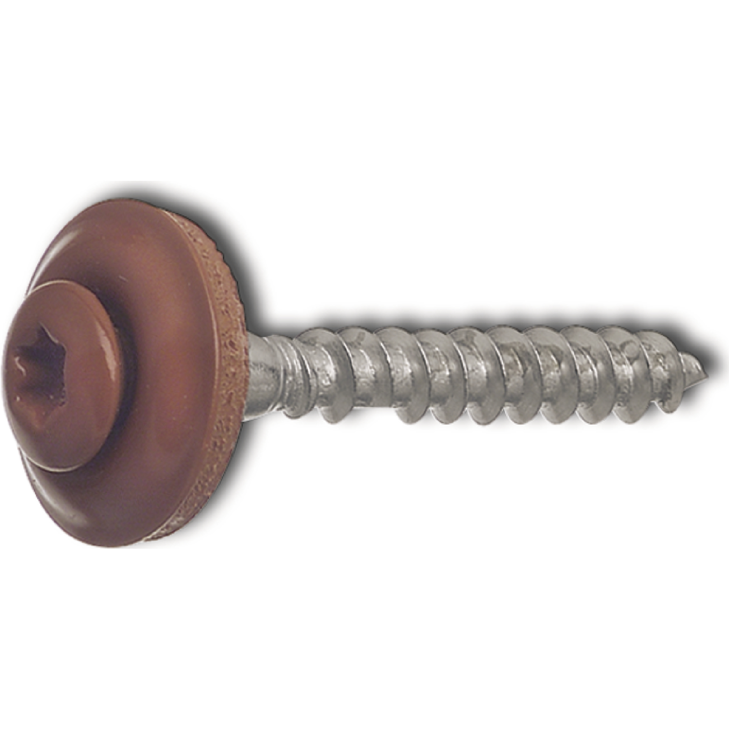 Spenglerschraube 4.5x 25 TX20 Edelstahl A2 Kopf beschichtet RAL8004 kupferbraun (200 Stück)