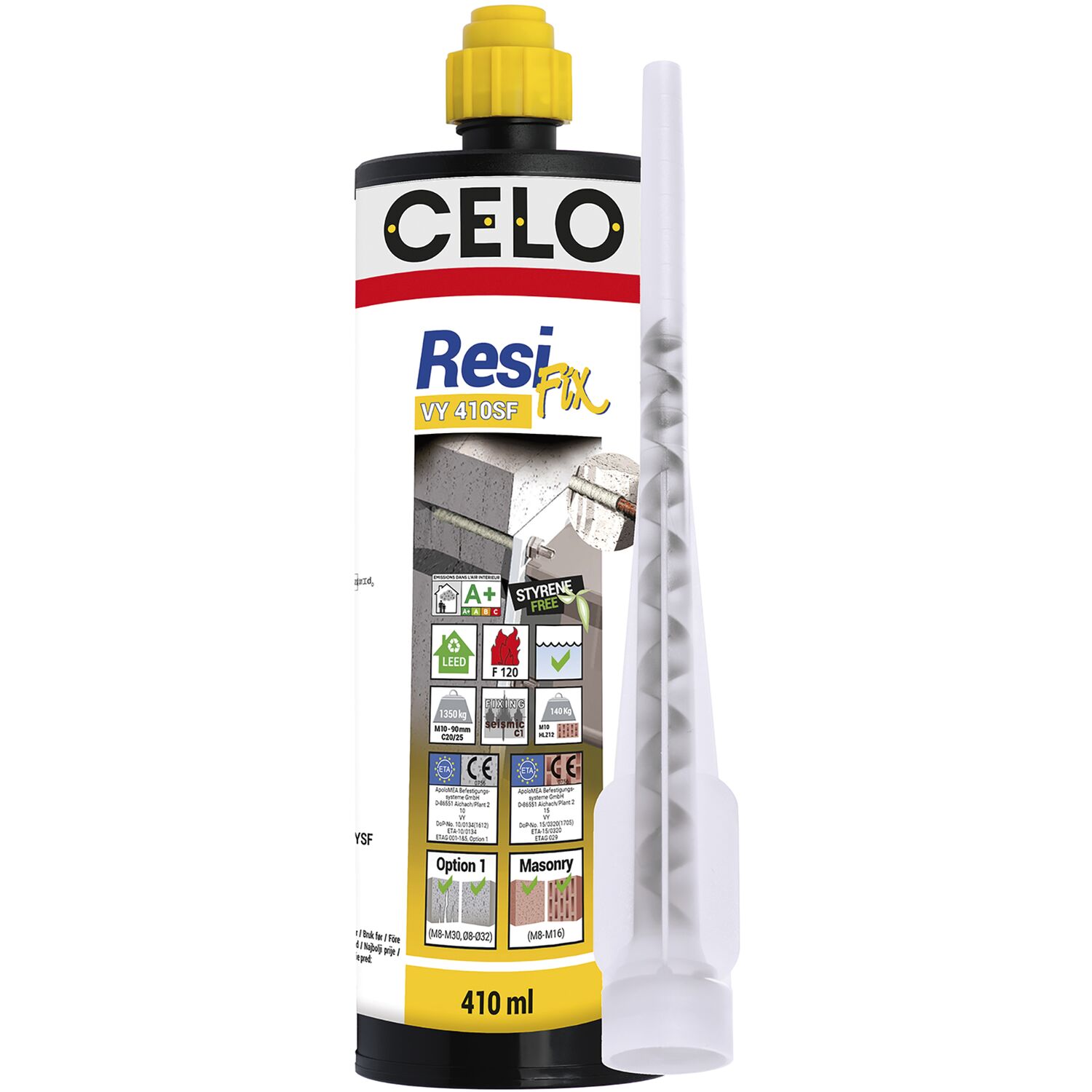 Celo Injektionsmörtel vinyl ResiFIX VY 410 SF