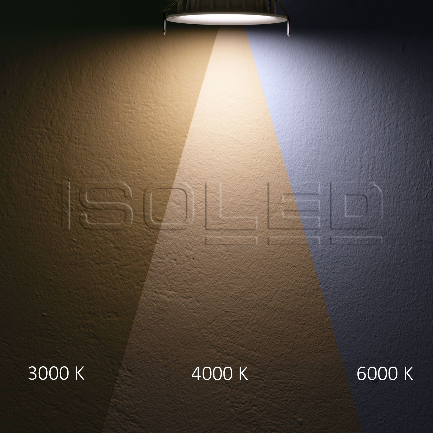 ISOLED LED Downlight Reflektor 9W 60° 150lm/W UGR