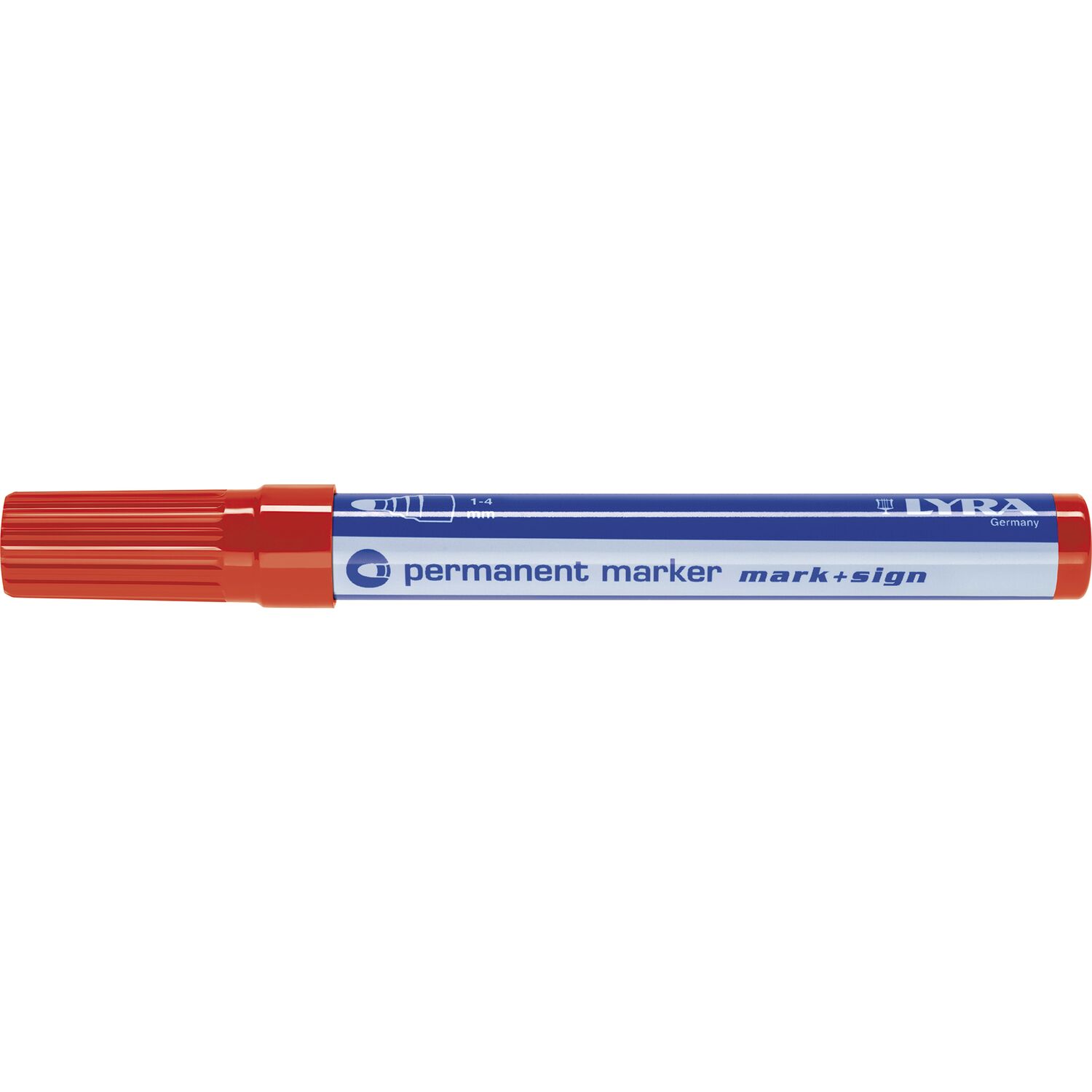 Lyra Permanent-Marker 112 Strichbreite 1-4 mm rot runde Spitze