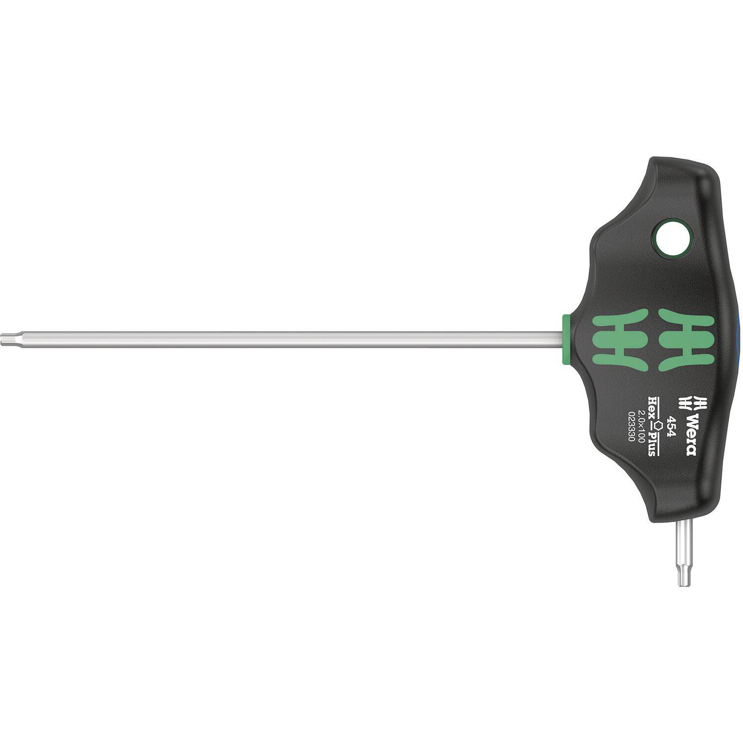 Wera Sechskant Stiftschlüssel 454 HF mit Quergriff 4,0 x 150 mm
