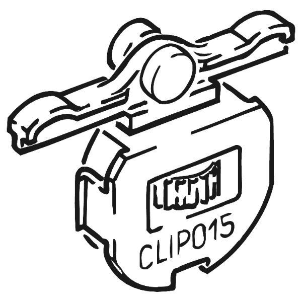 Hawa Clipo 15 H IS/MS Laufwerk zum Einclipsen 19x16 Kunststoff anthrazit