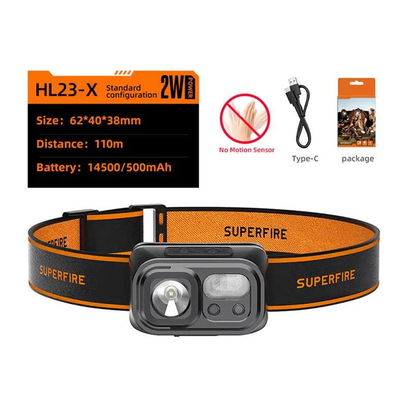 Superfire Stirnlampe HL23-X 116 Lumen