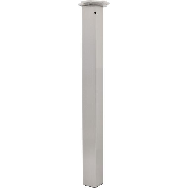 CAMAR Tischfuß Quadra 60 x 60 mm, Länge 705 mm, Edelstahl