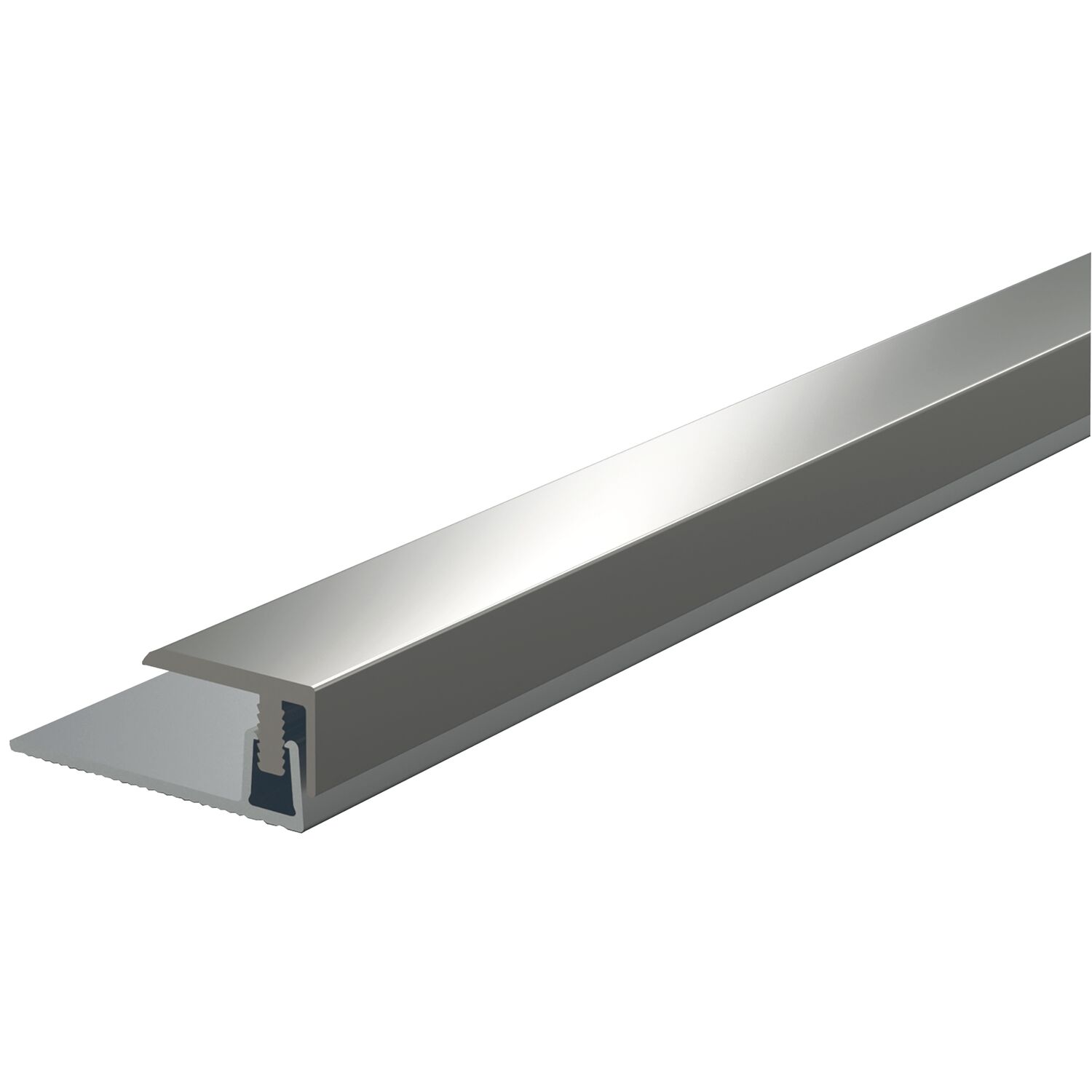 Kügele T-FLEX Abschlussprofil edelstahloptik 7 - 13 mm, 1000 mm