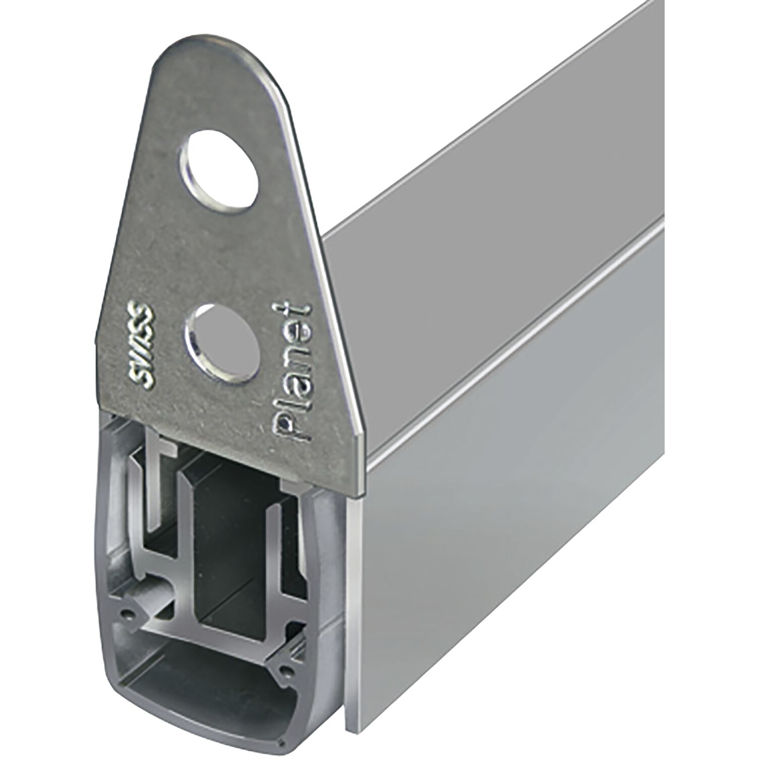 Planet Türdichter MF-FH-RD, 585 x 19,8 x 20 mm, einseitig, Aluminium natur