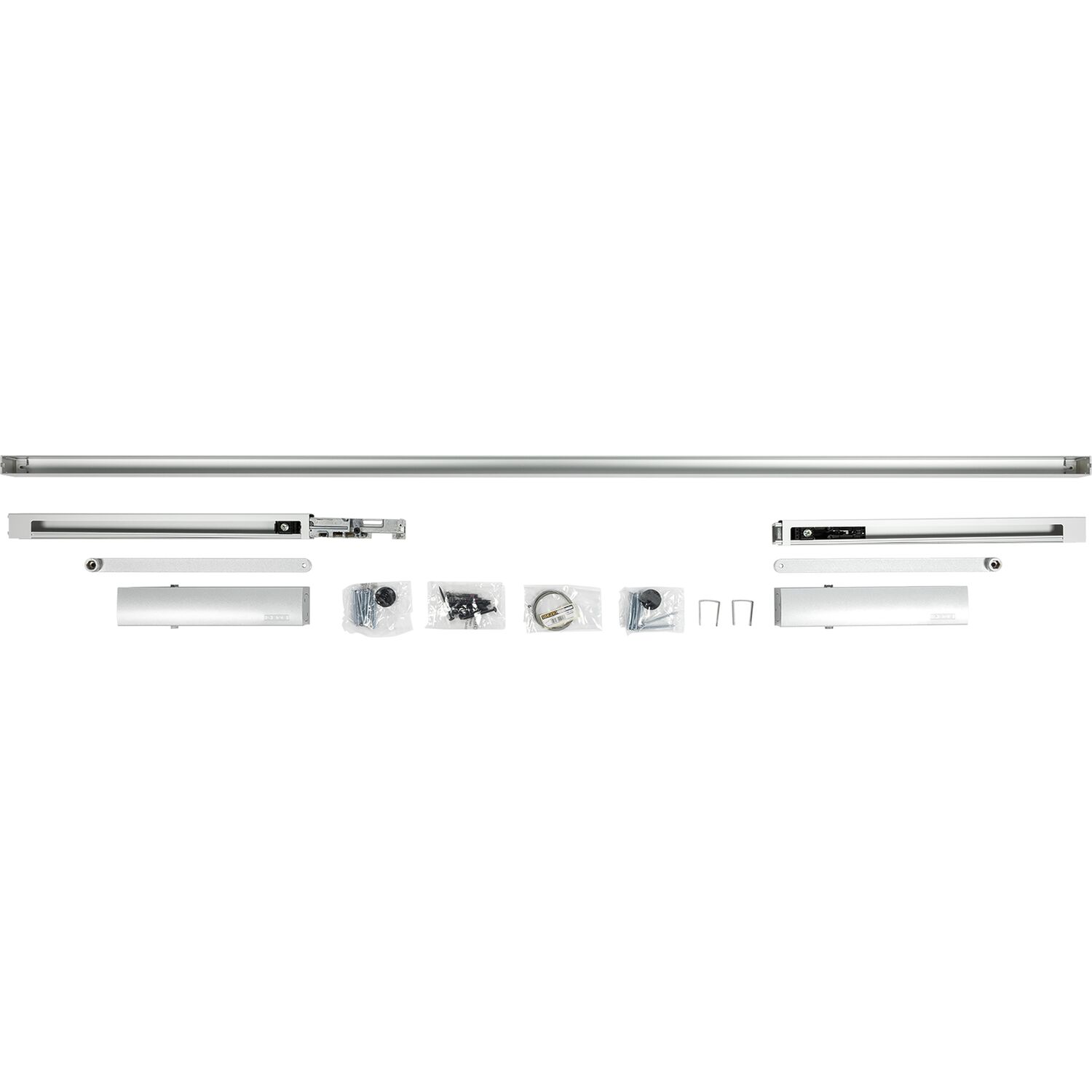 GEZE Türschließer TS 5000 ECline ISM, EN 3-5, 2-flg. Gleitschiene, silber