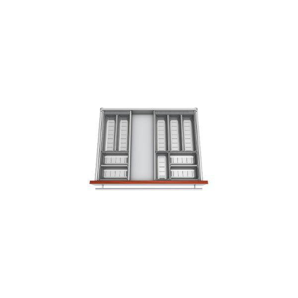 blum ORGA-LINE Schalen-Set KB 700 - 799/NL 500 mm Edelstahl/Kunststoff