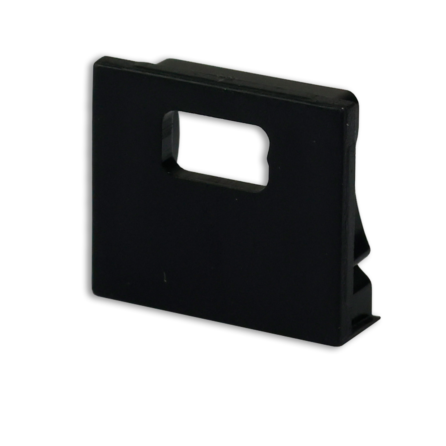 ISOLED Endkappe EC78B schwarz für Profil PURE12 S mit Kabeldurchführung 1 STK