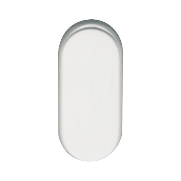 Blindrosette BL, 70 x 33 x 7 mm, Aluminium silber eloxiert