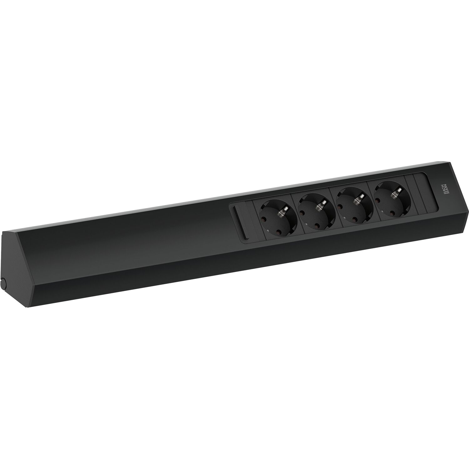BACHMANN Steckdosenleiste Casia2 L 4-fach Schukosteckdose, schwarz