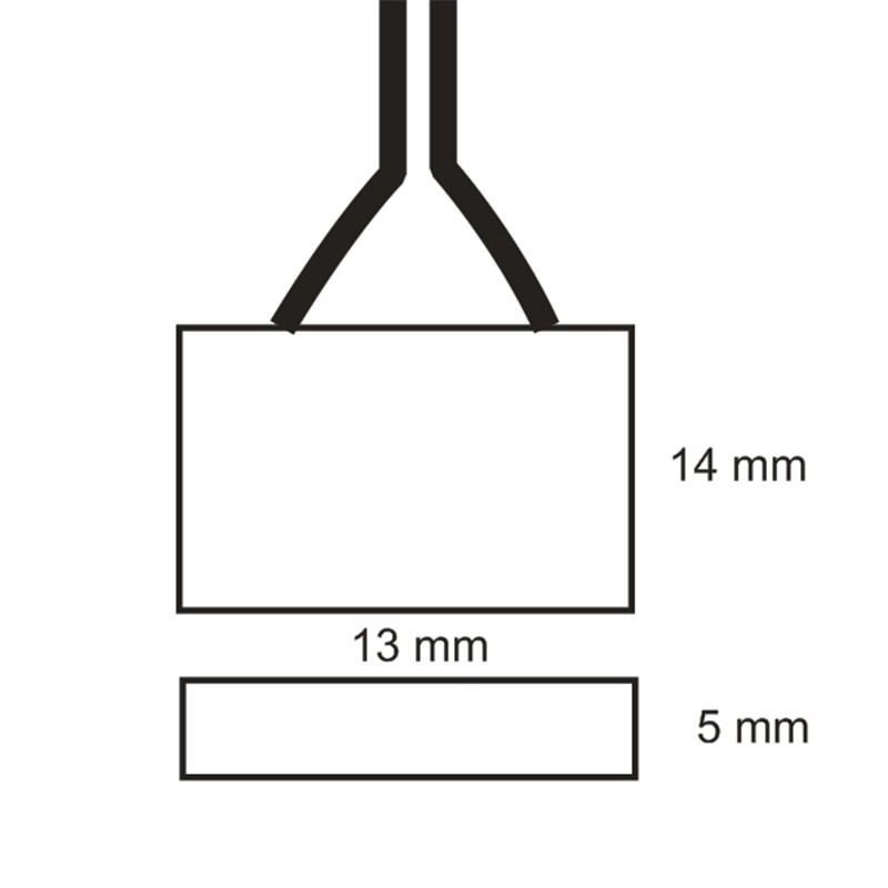 ISOLED Clip-Rundstecker-Anschluss (max. 5A) für 2-pol. IP20 Flexstripes mit Breite 8mm Pitch-Abstand