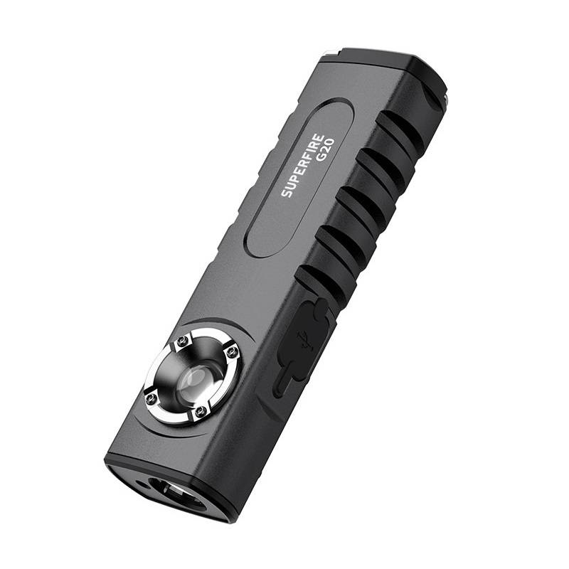 Superfire Taschenlampe G20 Multifunktion 470 Lumen USB
