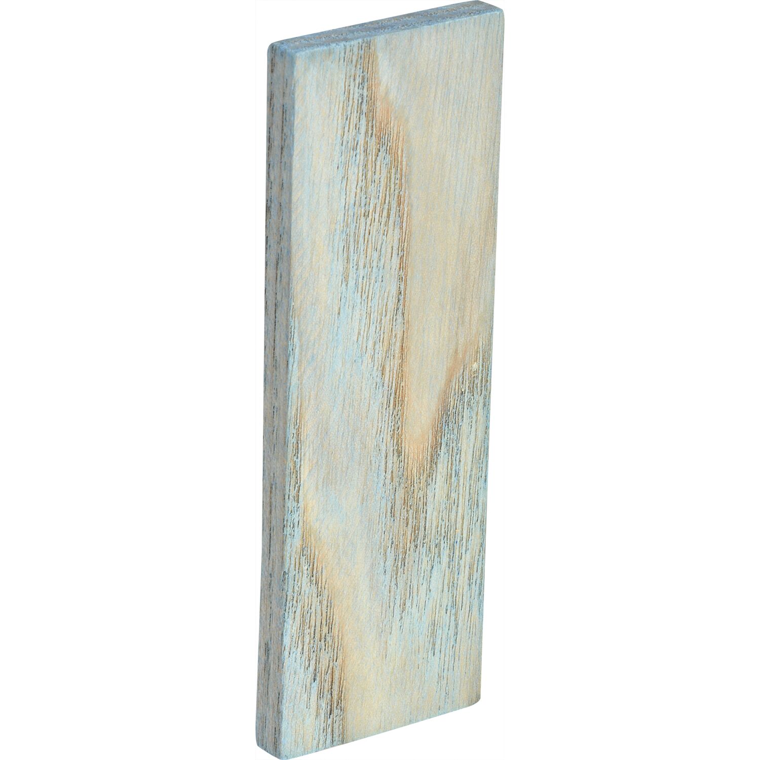 Holzklotz Esche lackiert 80 x 24 x 10 blau (50 Stück)