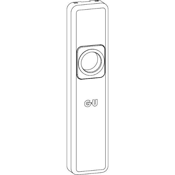 GU HS Deckrosette DIRIGENT innen ohne PZ silber