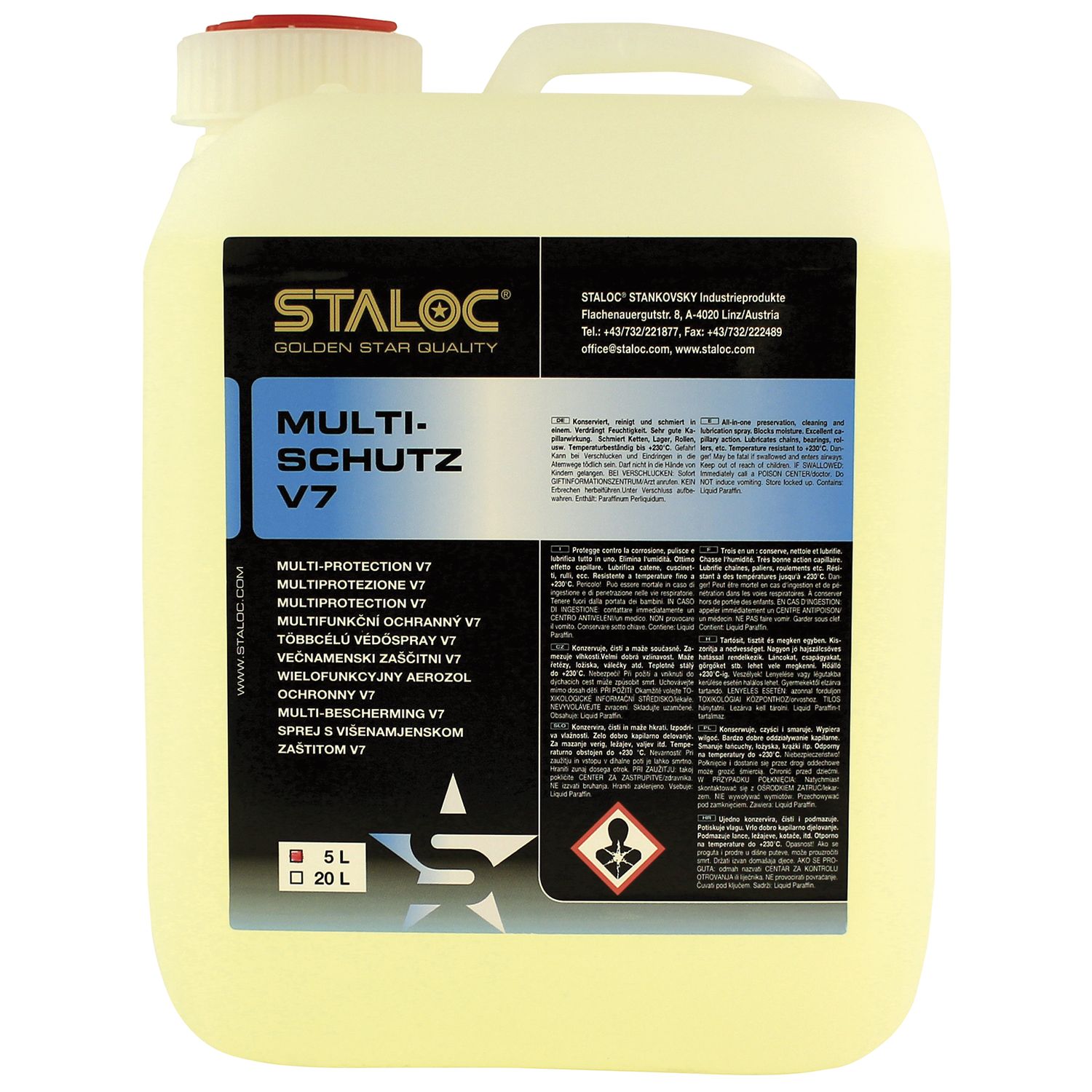 STALOC Multischutzöl V7 SQ-470 5 Liter Kanister (5 l)