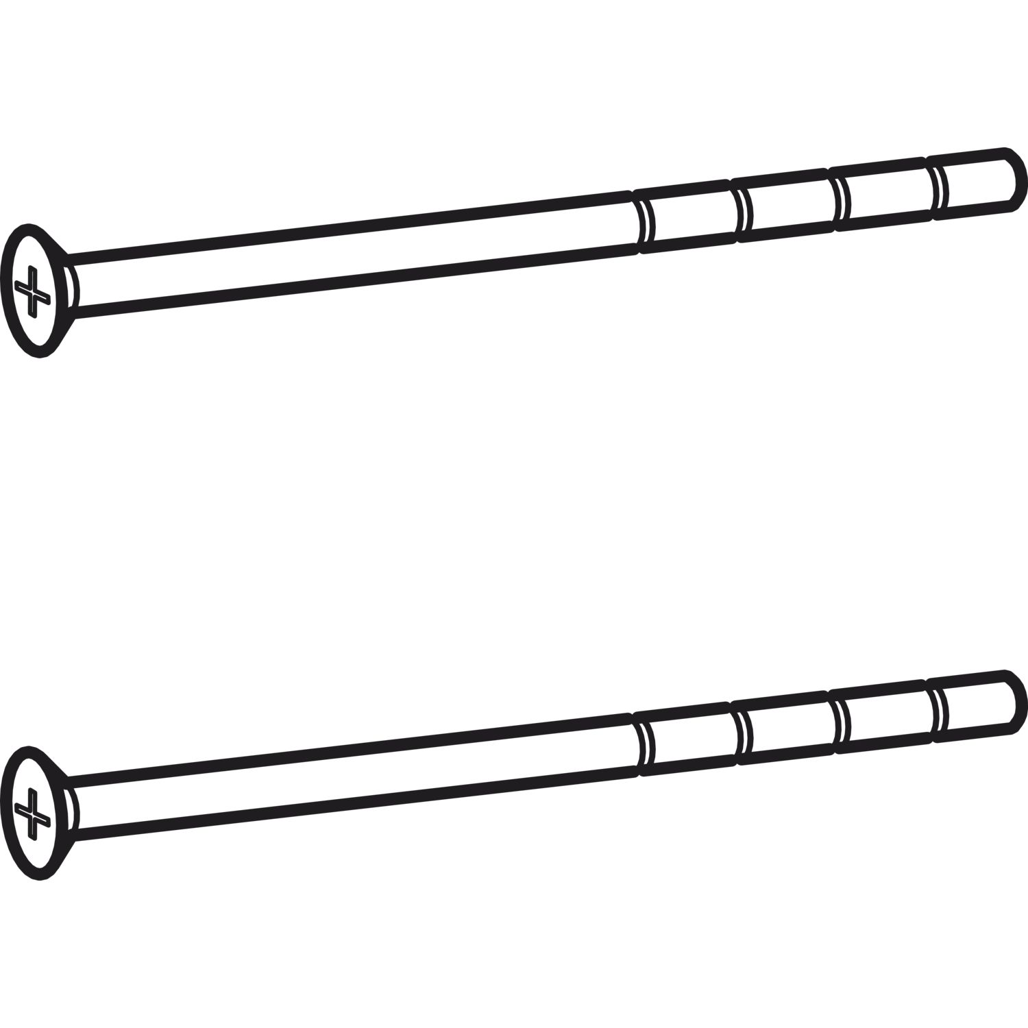 HAUTAU ATRIUM HS Griffschrauben-Beutel M5x100mm Inhalt: 2 Stück