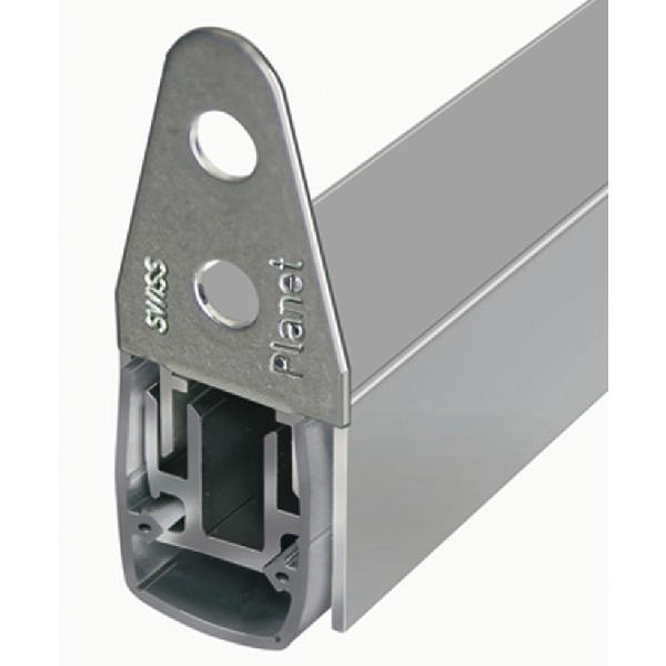 Planet Türdichter MF-FH-RD, 460 x 19,8 x 20 mm, einseitig, Aluminium natur