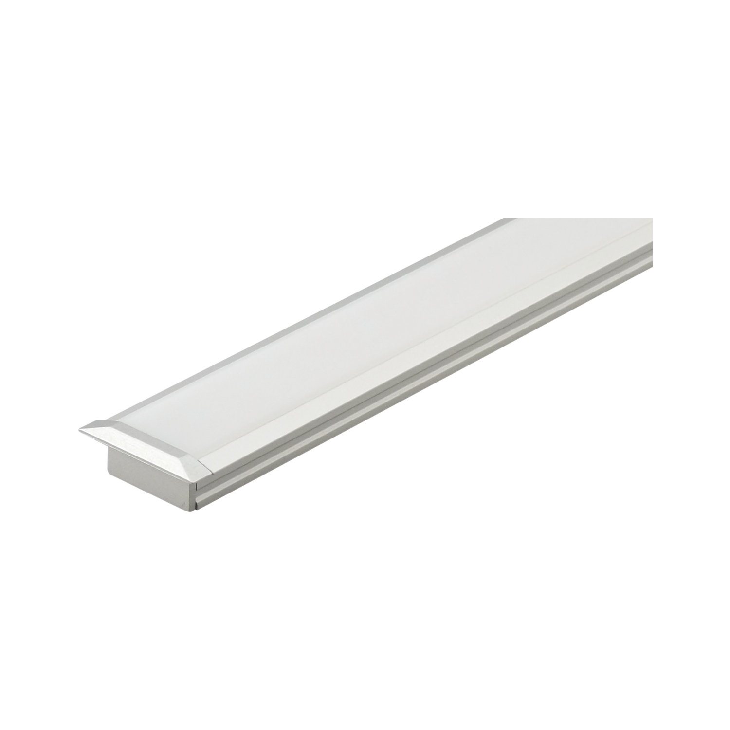 Bilton Endkappe zu Aluminium Einbauprofil YT01, Aluminium eloxiert