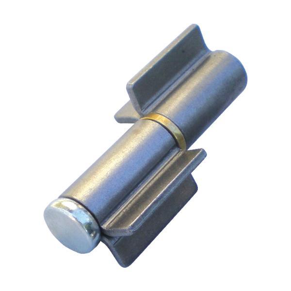 IBFM Anschweißband 2tlg. V-Lappen, Edelstahl Stift 16 mm mit Messingring