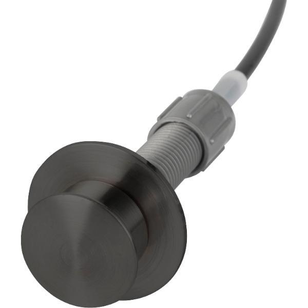 solido Zugknopf Nachrüst-Set CA505WRIBK Black Line, Schwarz, 16 mm