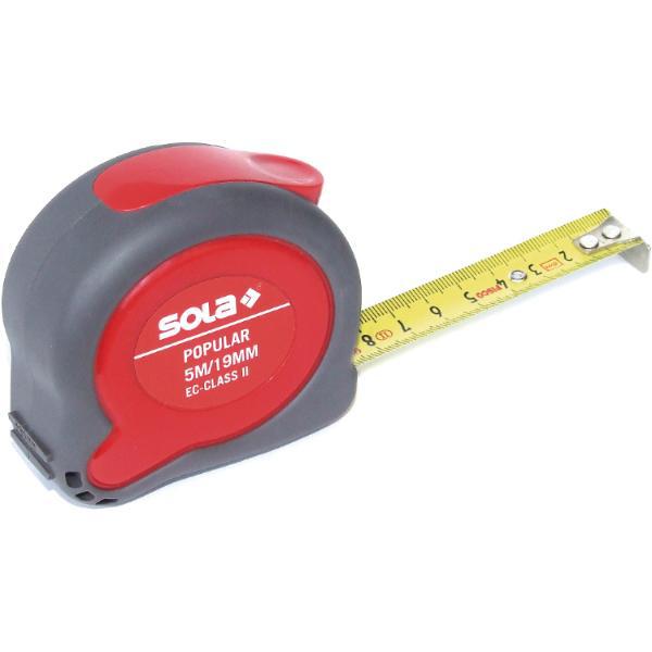 Sola Rollbandmaß Popular 5 m EG-Prüfzeichen Genauigkeit II