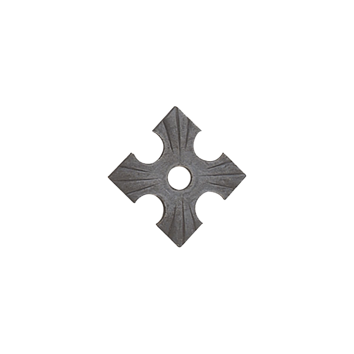 Hofmann Zierrosette Pfettenscheibe 70x70x4mm Bohr-ø 13mm Stahl schwarz pulverbeschichtet