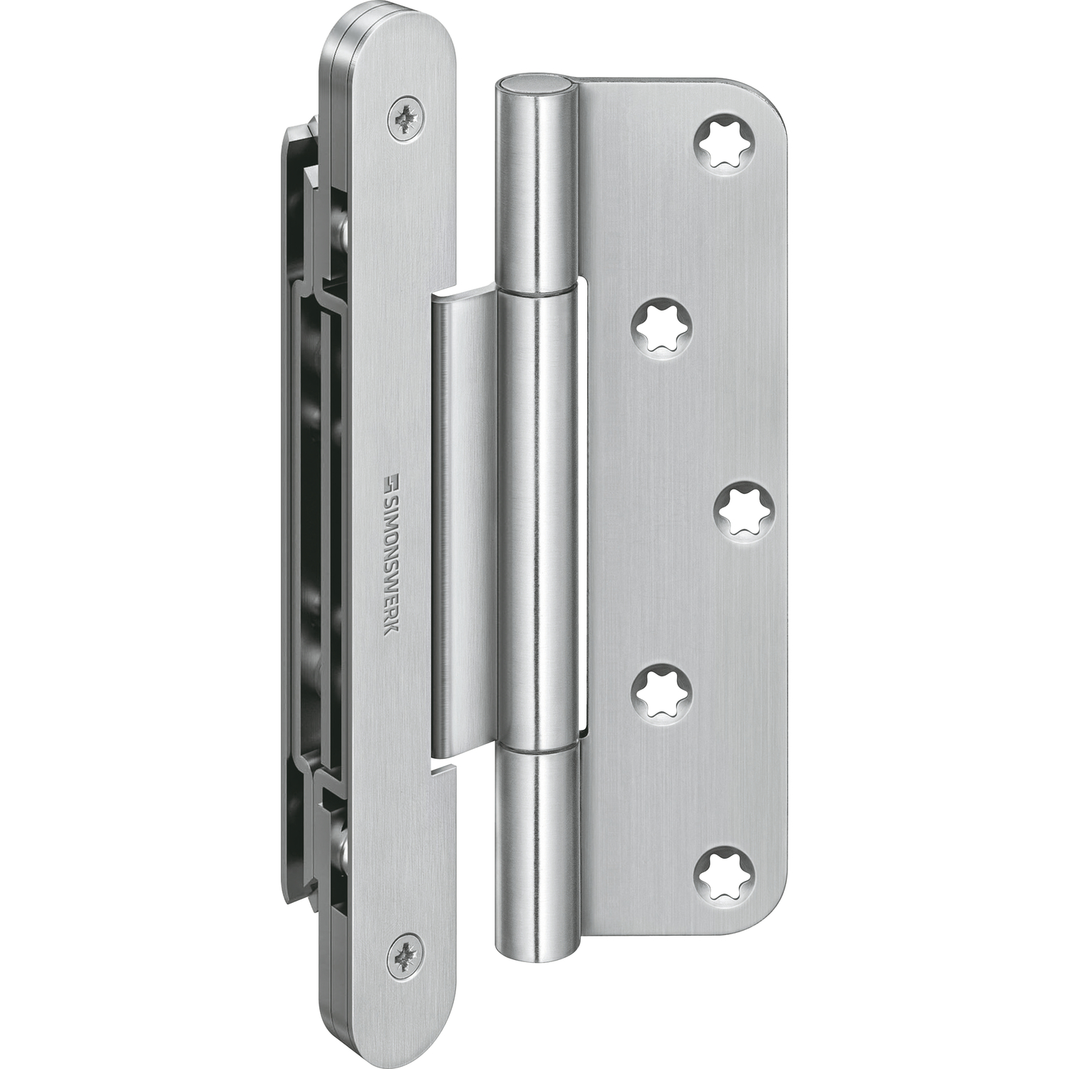 Simonswerk Objektband VN2927/160 Compact Planum, Stahl verchromt matt