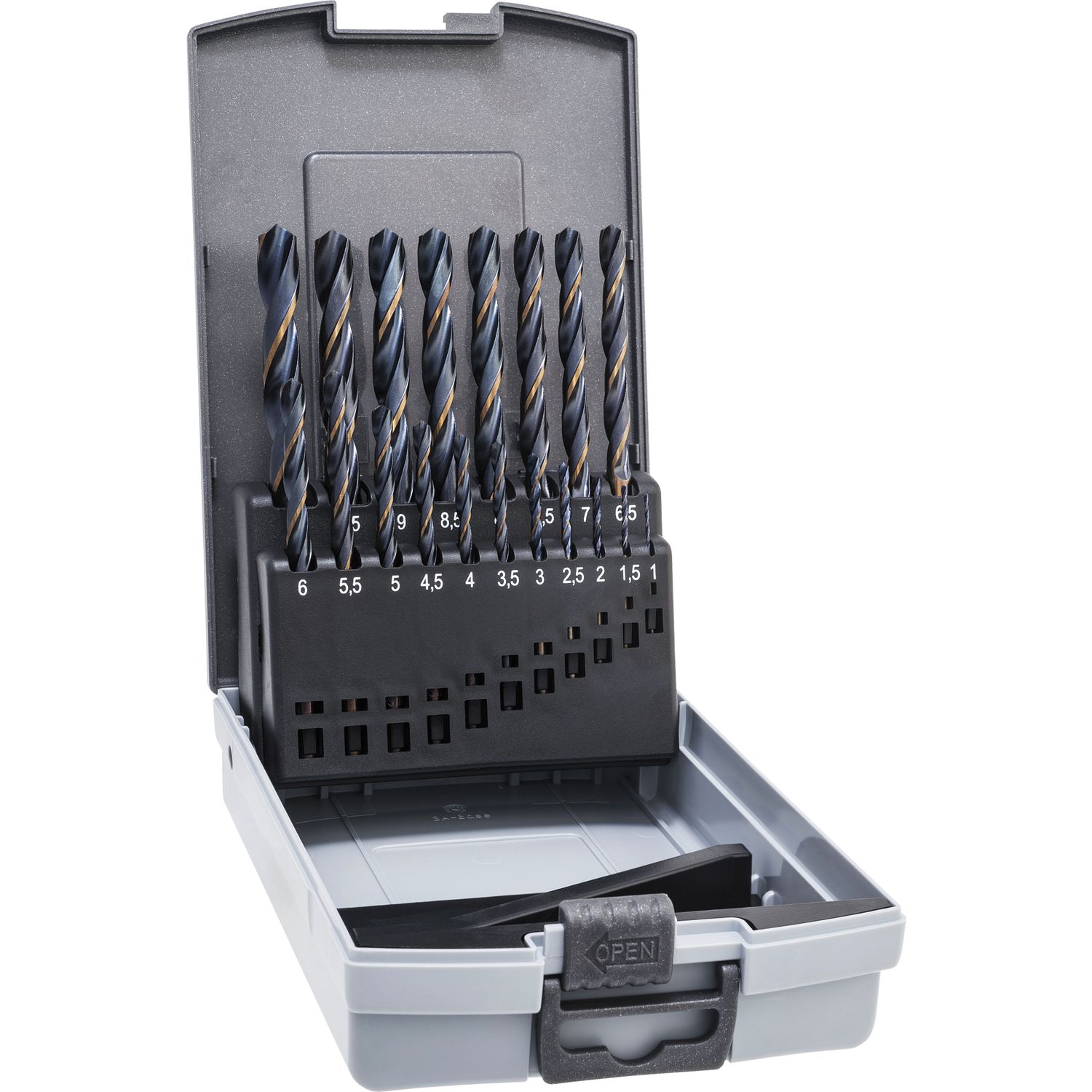 Alpen Bohrer-Kassette Sprint Master KP19 DIN338RN HSS ø1-10mm 19-teilig