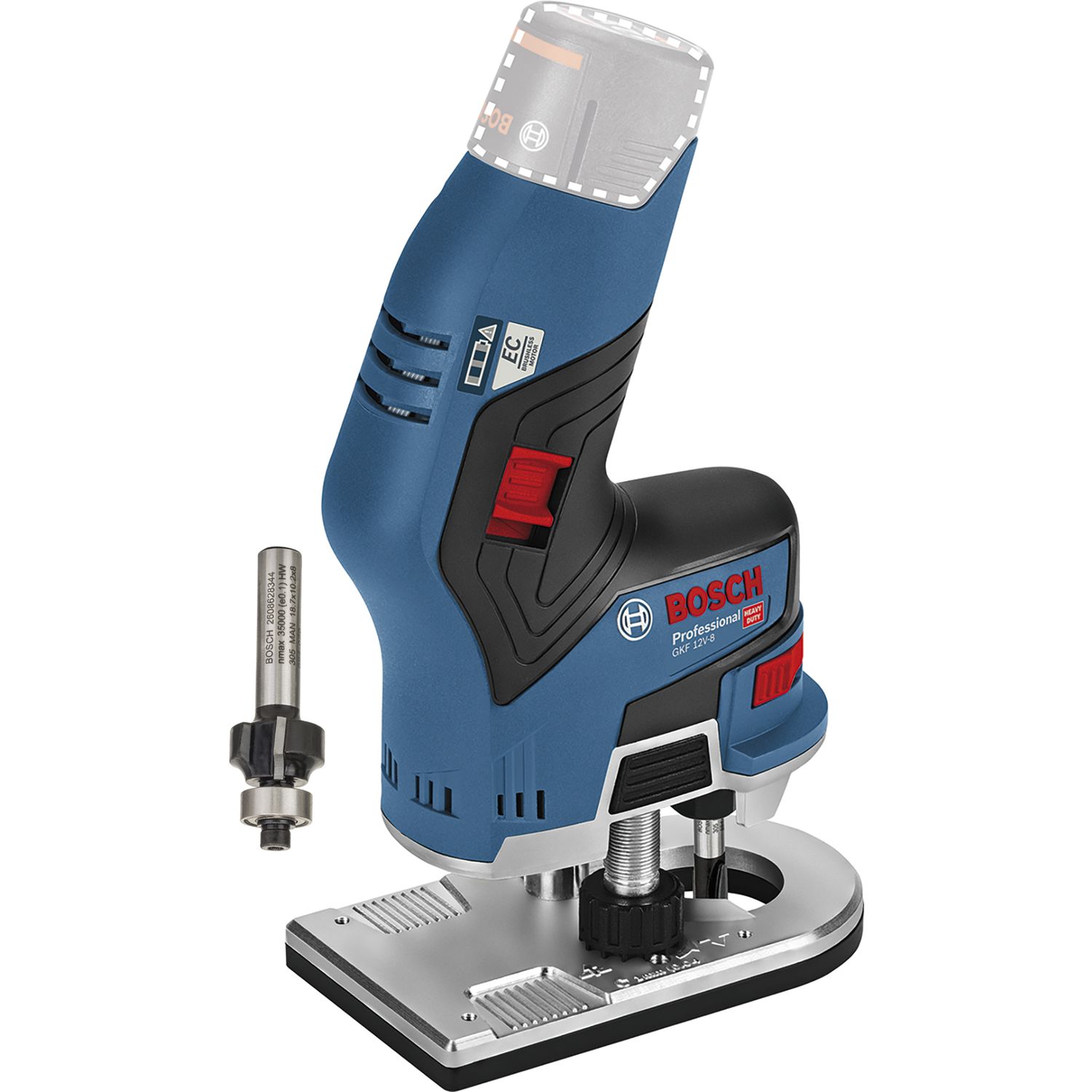 Bosch Akku-Kantenfräse GKF 12V-8 12 Volt