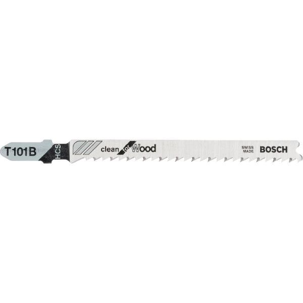 Bosch Stichsägeblatt T101B Holz - 100 Stück