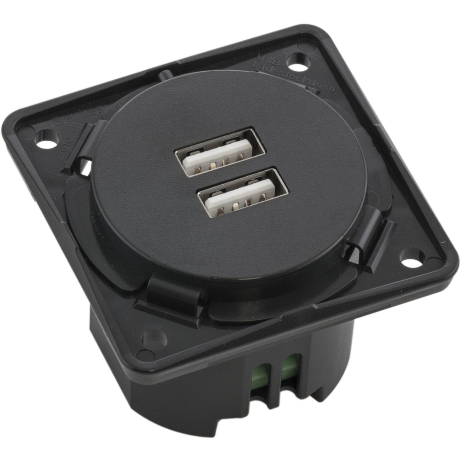 Berker Integro USB Ladesteckdose 2x USB anthrazit matt