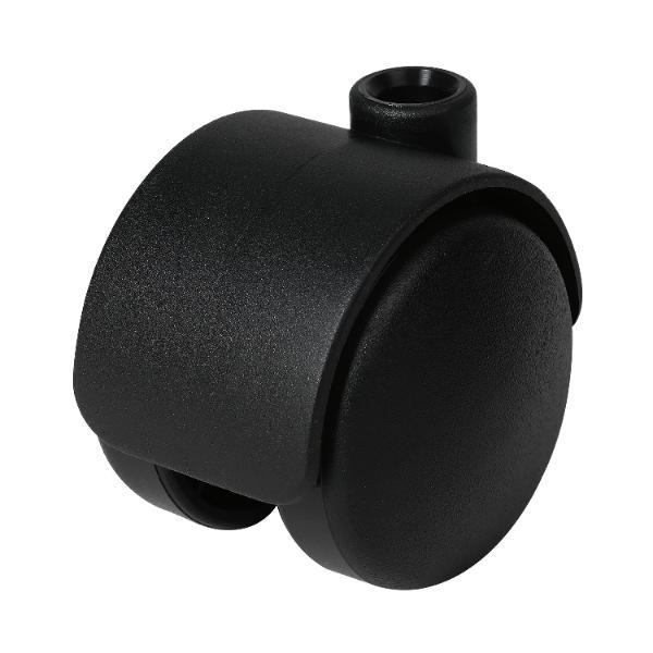 Doppel-Lenkrolle Duo hart Kunststoff 50 mm 50 kg schwarz