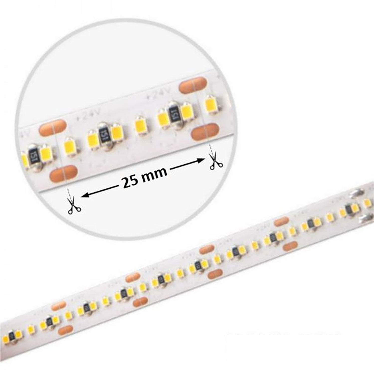 ISOLED LED CRI930 Linear10 Flexband 24V DC 15W IP20 3000K 5m Rolle 280 LED/m