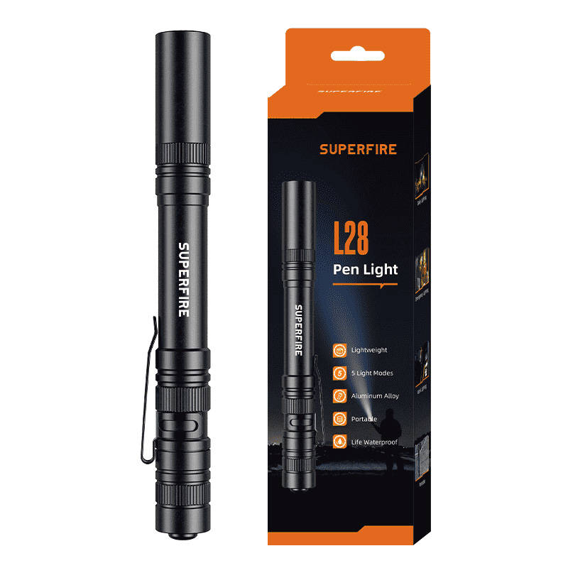 Superfire Taschenlampe L28 121 Lumen