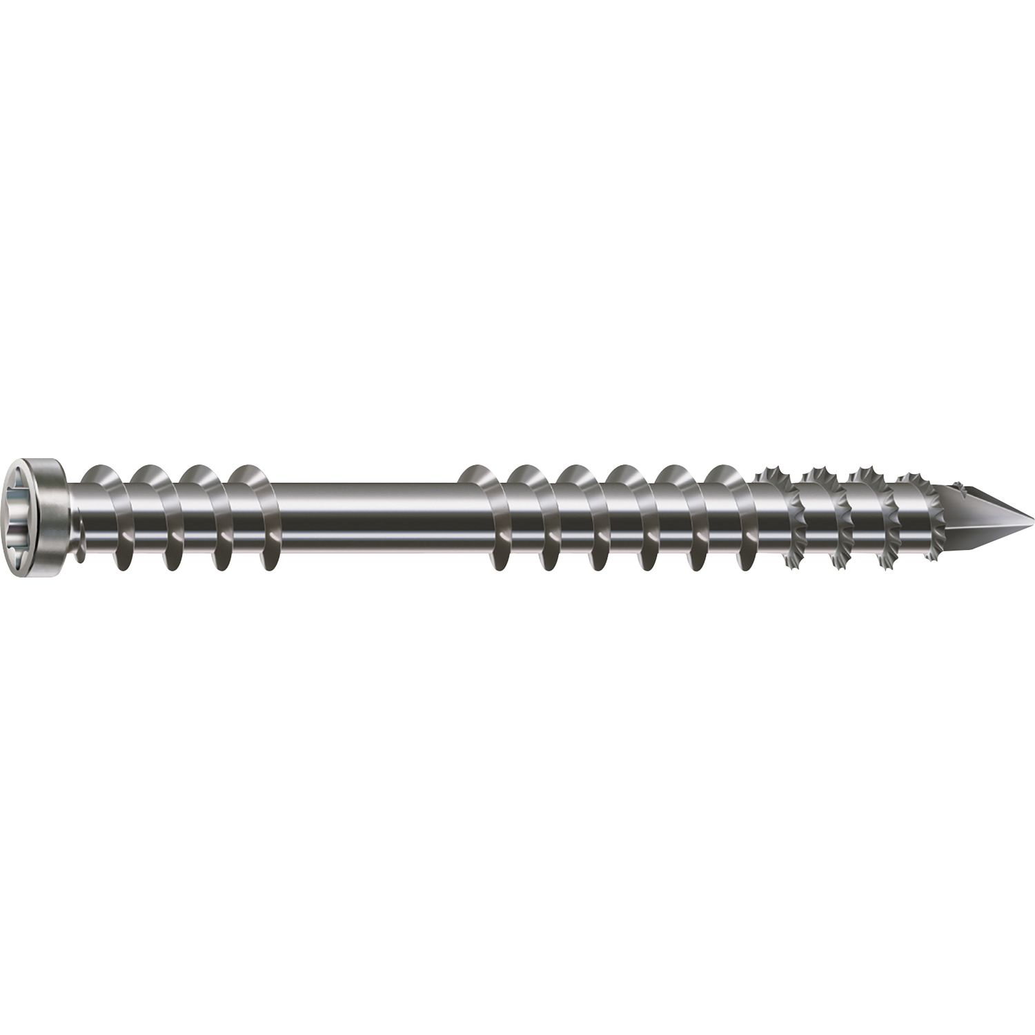 Spax D Terrassenschraube mit Zylinderkopf 5.0x80 Torx 25 Edelstahl A2 (100 Stück)