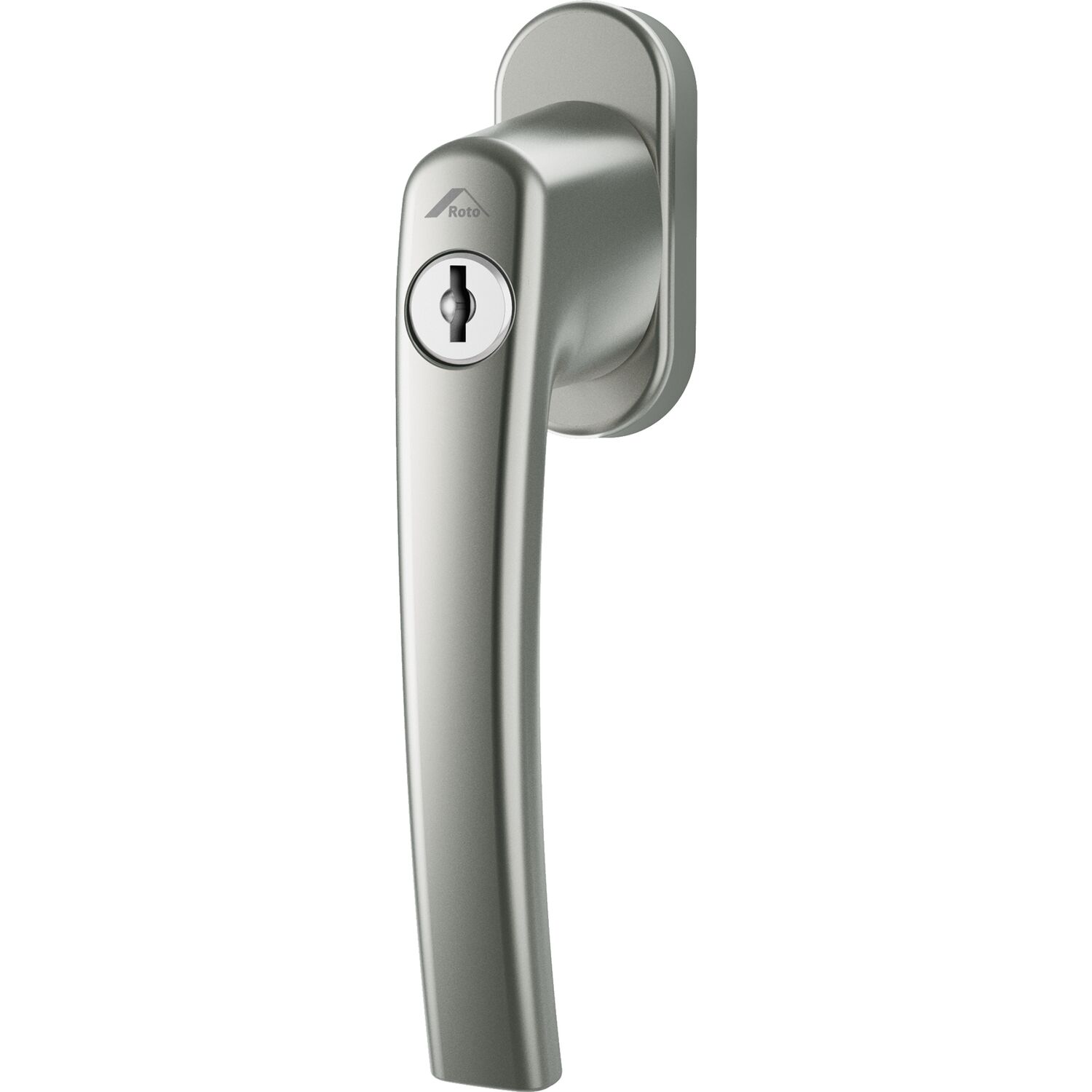 Roto ROTO Fenstergriff ROTOLINE - Sperrzylinder, 100 Nm, Aluminium titan eloxiert