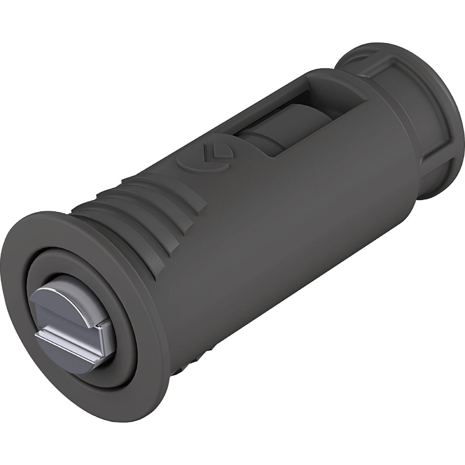 ITALIANA ferramenta Einbohrmagnetschnapper K-LOCK Kunststoff anthrazit