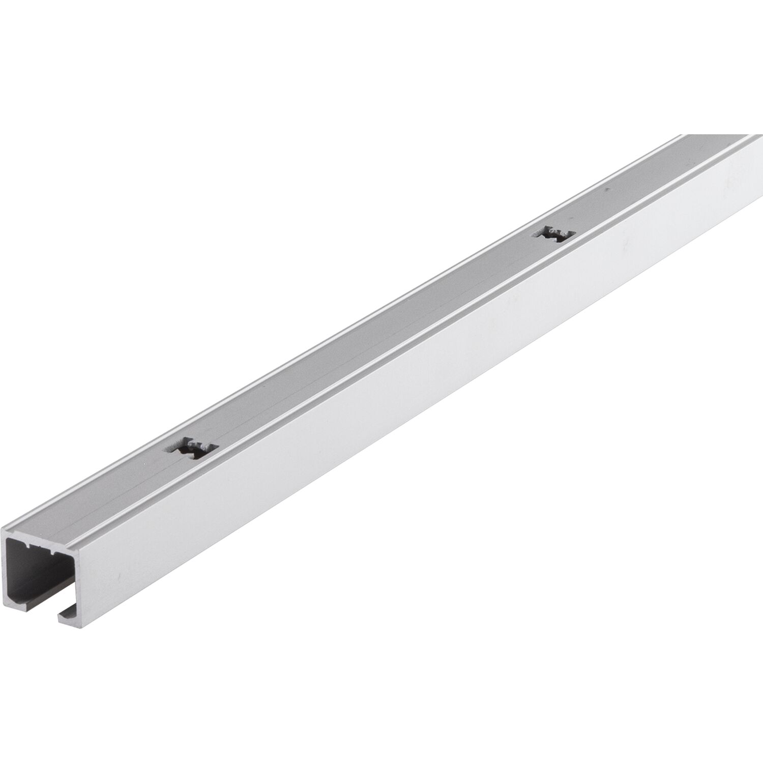 Hawa HAWA Clipo 26/36 Laufschiene gelocht zum Aufschrauben, 2500 mm, Alu eloxiert