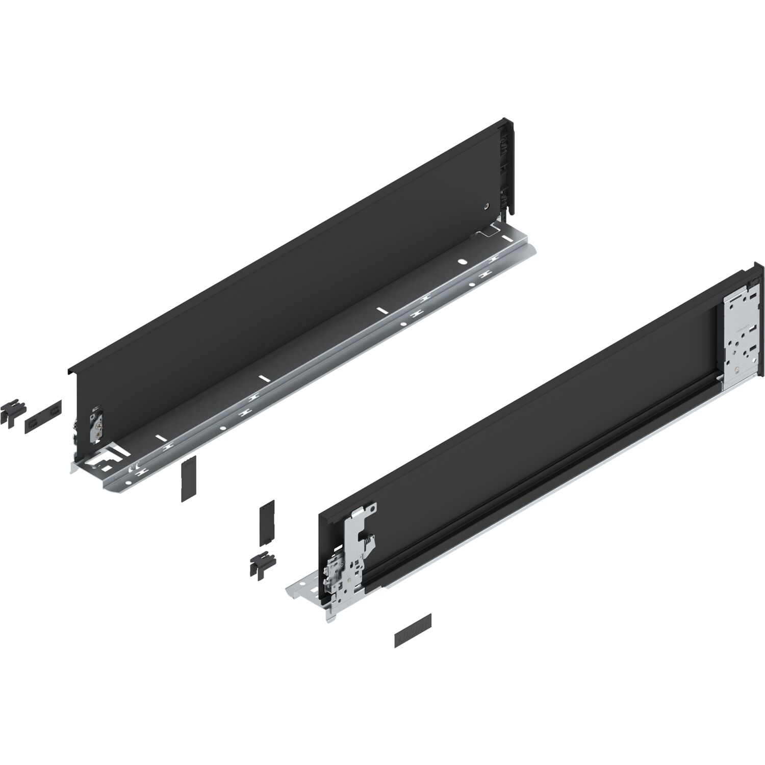 blum LEGRABOX special edition Innenzarge Höhe K, NL 600 mm, Carbonschwarz