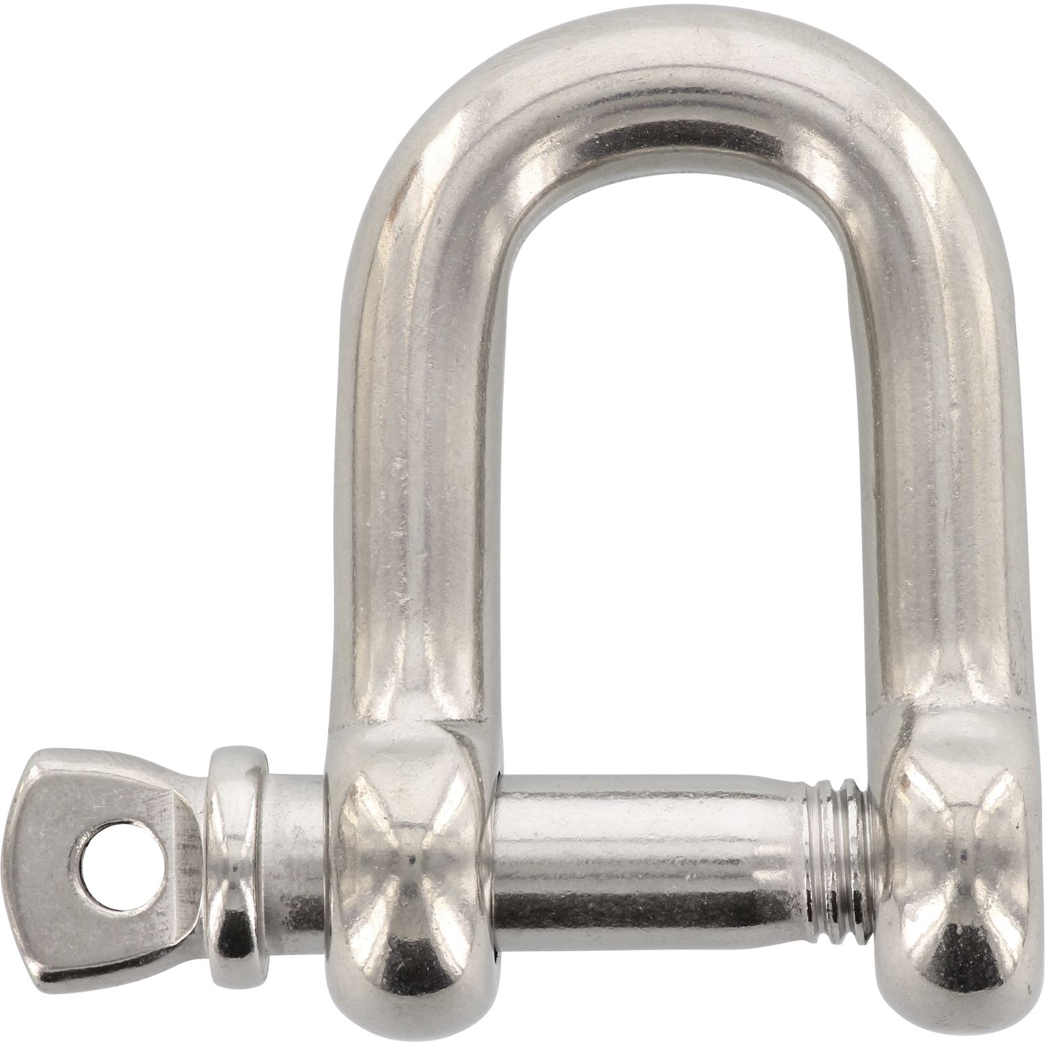 Normschäkel Edelstahl A4 Bolzen-ø12 mm Lichte=24 mm