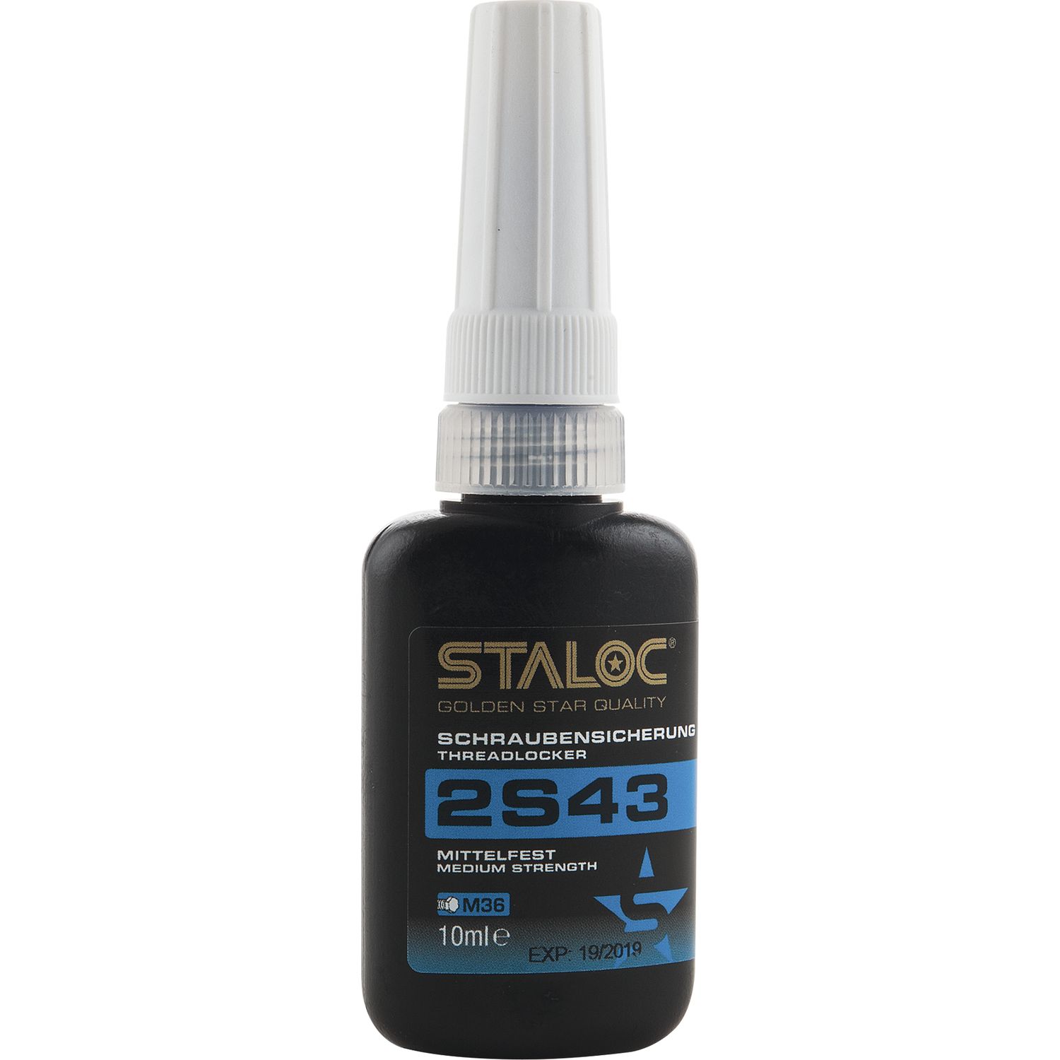 STALOC 2S43 mittelfeste Schraubensicherung 10ml (0.010l)