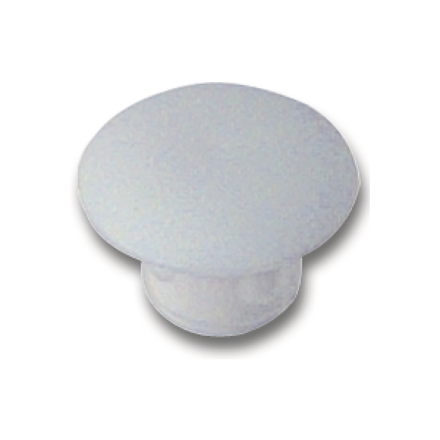 secOtec Abdeckkappen Kunststoff 6mm weiß (20Stk)