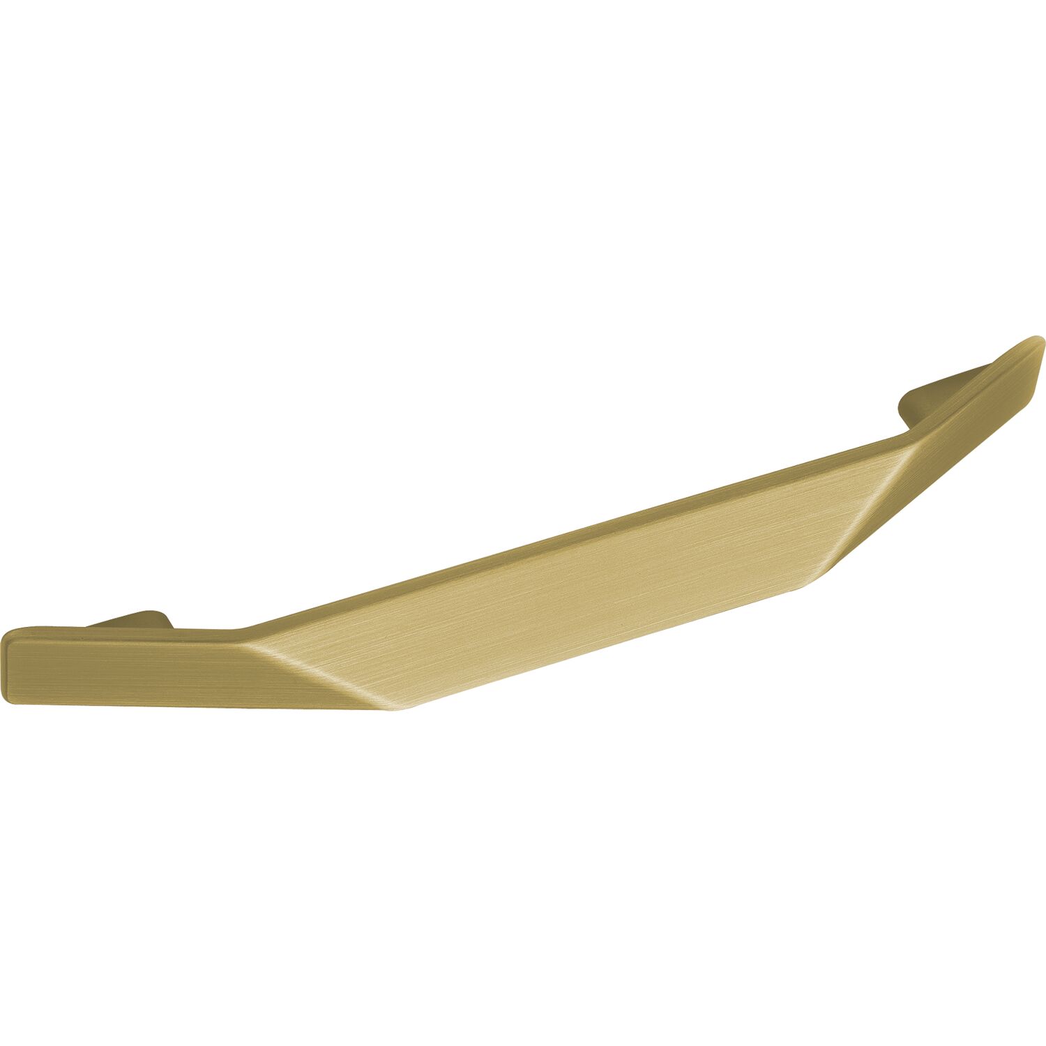 Citterio Line Griff Finn LA 160 mm, Breite 215 mm, ZN gold matt satiniert