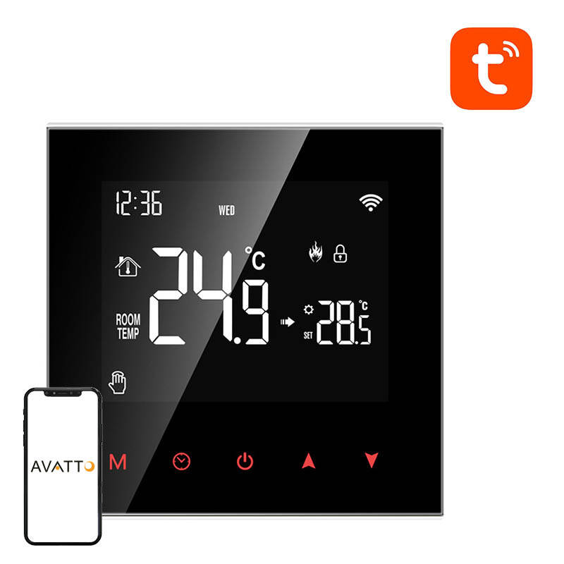 Avatto ZWT100 3A ZigBee smart DHW Boiler Thermostat TUYA
