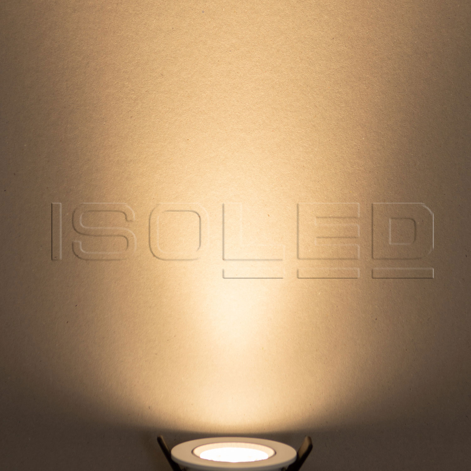 ISOLED LED Einbauleuchte Slim68 schwarz rund 9W warmweiß dimmbar