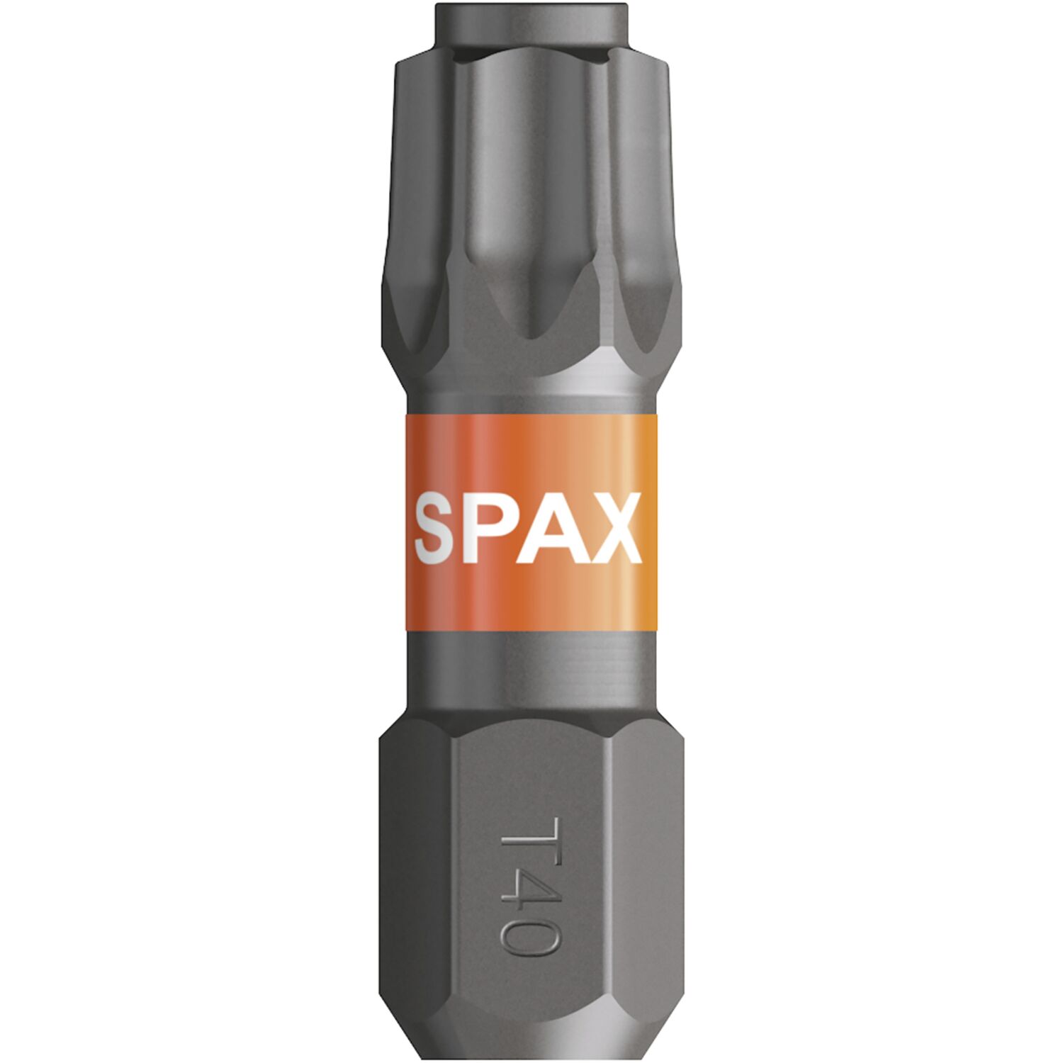 Spax Bit-Einsatz T-Star 1/4"sechskant T40/25 mm Zapfenführung, Inhalt 5 Stück