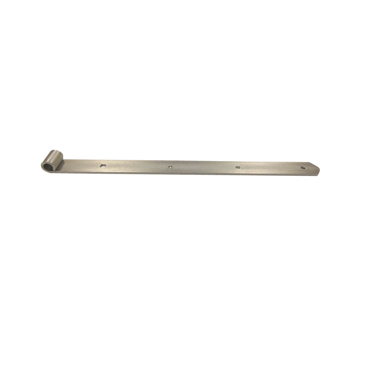 Sonneck Langbänder einseitig gerollt, ohne Kegel, 300 x 30 x 3 mm, Edelstahl-Effekt